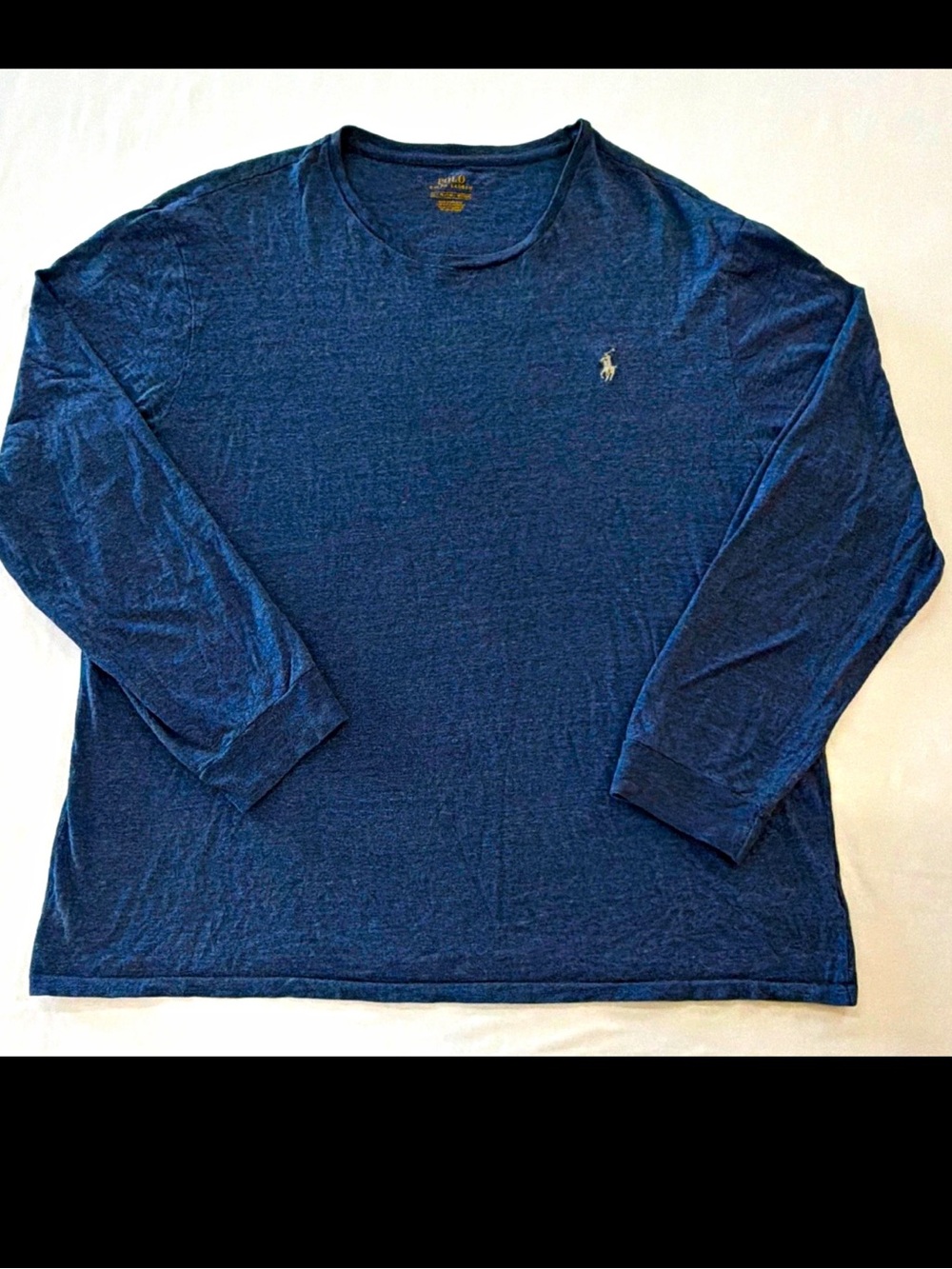 Polo by Ralph Lauren Men's Long-Sleeve Crewneck Tee XL - Deep Blue